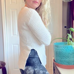 GOLD THREADED FITTED SWEATER